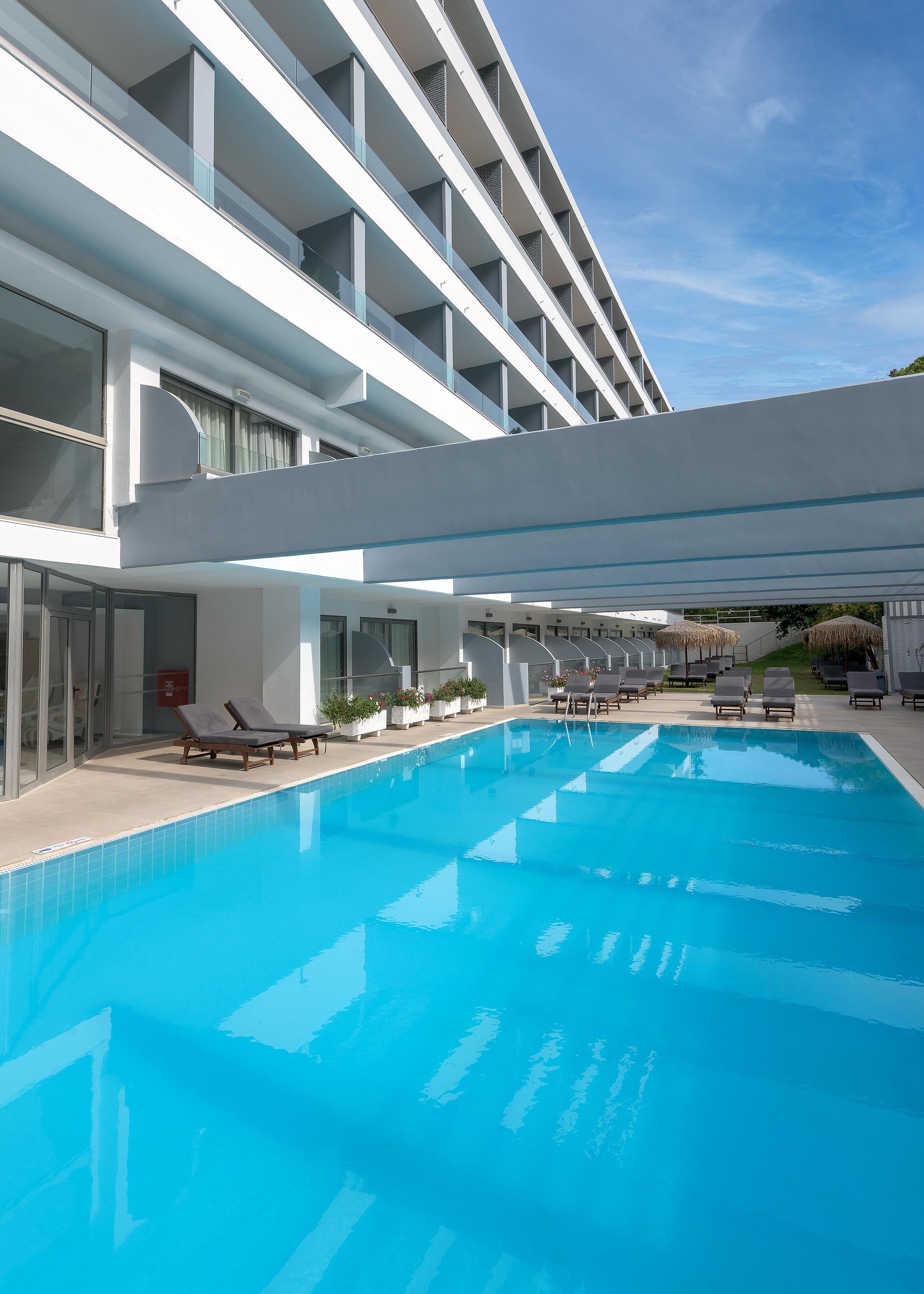 Oceanis Beach Hotel إكْسِيا المظهر الخارجي الصورة